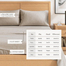 Load image into Gallery viewer, Heathered Solid Cotton Blend Flannel Sheet Set - Anders Collection
