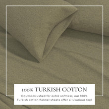 Load image into Gallery viewer, Heathered Solid Cotton Blend Flannel Sheet Set - Anders Collection