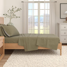 Load image into Gallery viewer, Heathered Solid Cotton Blend Flannel Sheet Set - Anders Collection