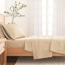 Load image into Gallery viewer, Heathered Solid Cotton Blend Flannel Sheet Set - Anders Collection