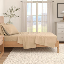 Load image into Gallery viewer, Heathered Solid Cotton Blend Flannel Sheet Set - Anders Collection