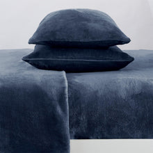 Load image into Gallery viewer, Solid Jewel-Toned Plush Sheet - Velvet Luxe Collection