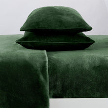 Load image into Gallery viewer, Solid Jewel-Toned Plush Sheet - Velvet Luxe Collection