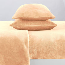 Load image into Gallery viewer, Solid Jewel-Toned Plush Sheet - Velvet Luxe Collection