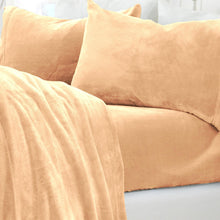 Load image into Gallery viewer, Solid Jewel-Toned Plush Sheet - Velvet Luxe Collection