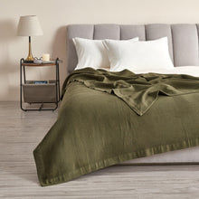 Load image into Gallery viewer, 100% Cotton Small Waffle Weave Blanket - Hazel Collection