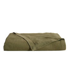 Load image into Gallery viewer, 100% Cotton Small Waffle Weave Blanket - Hazel Collection
