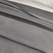 Load image into Gallery viewer, 100% Cotton Small Waffle Weave Blanket - Hazel Collection
