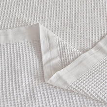 Load image into Gallery viewer, 100% Cotton Small Waffle Weave Blanket - Hazel Collection