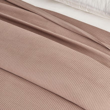 Load image into Gallery viewer, 100% Cotton Small Waffle Weave Blanket - Hazel Collection