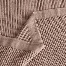 Load image into Gallery viewer, 100% Cotton Small Waffle Weave Blanket - Hazel Collection