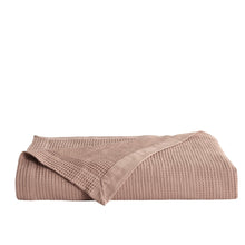 Load image into Gallery viewer, 100% Cotton Small Waffle Weave Blanket - Hazel Collection