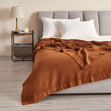 Load image into Gallery viewer, 100% Cotton Small Waffle Weave Blanket - Hazel Collection