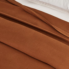 Load image into Gallery viewer, 100% Cotton Small Waffle Weave Blanket - Hazel Collection