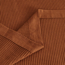 Load image into Gallery viewer, 100% Cotton Small Waffle Weave Blanket - Hazel Collection