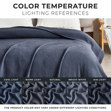 Load image into Gallery viewer, 100% Cotton Small Waffle Weave Blanket - Hazel Collection