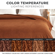 Load image into Gallery viewer, 100% Cotton Small Waffle Weave Blanket - Hazel Collection