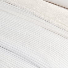Load image into Gallery viewer, Ribbed Sherpa Throw Blanket - Corduroy Collection
