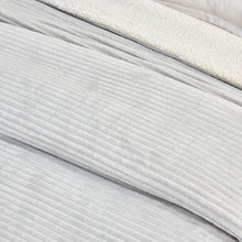 Load image into Gallery viewer, Ribbed Sherpa Throw Blanket - Corduroy Collection