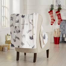 Load image into Gallery viewer, Sherpa Throw Blanket - Hudson Collection