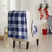 Load image into Gallery viewer, Sherpa Throw Blanket - Hudson Collection