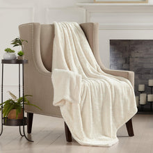 Load image into Gallery viewer, Velvet Plush Sherpa Luxury Bed Blanket - Cielo Collection