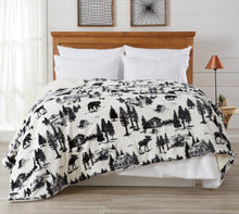 Load image into Gallery viewer, Velvet Plush Sherpa Luxury Bed Blanket - Cielo Collection