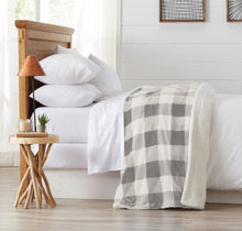 Load image into Gallery viewer, Velvet Plush Sherpa Luxury Bed Blanket - Cielo Collection