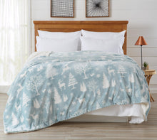 Load image into Gallery viewer, Velvet Plush Sherpa Luxury Bed Blanket - Cielo Collection