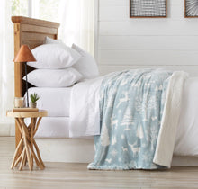 Load image into Gallery viewer, Velvet Plush Sherpa Luxury Bed Blanket - Cielo Collection
