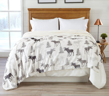 Load image into Gallery viewer, Velvet Plush Sherpa Luxury Bed Blanket - Cielo Collection