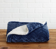 Load image into Gallery viewer, Velvet Plush Sherpa Luxury Bed Blanket - Cielo Collection