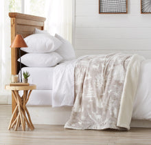 Load image into Gallery viewer, Velvet Plush Sherpa Luxury Bed Blanket - Cielo Collection