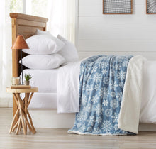 Load image into Gallery viewer, Velvet Plush Sherpa Luxury Bed Blanket - Cielo Collection