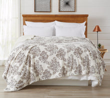 Load image into Gallery viewer, Velvet Plush Sherpa Luxury Bed Blanket - Cielo Collection