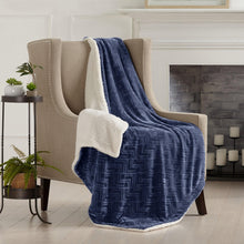 Load image into Gallery viewer, Velvet Plush Sherpa Luxury Bed Blanket - Cielo Collection