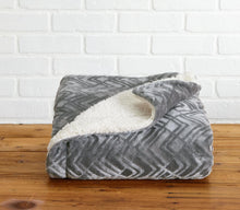 Load image into Gallery viewer, Velvet Plush Sherpa Luxury Bed Blanket - Cielo Collection