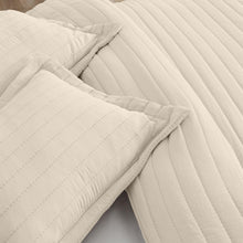 Load image into Gallery viewer, Solid Striped Quilt - Virginia Collection