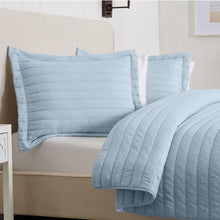 Load image into Gallery viewer, Solid Striped Quilt - Virginia Collection