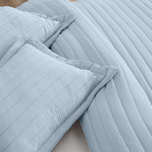 Load image into Gallery viewer, Solid Striped Quilt - Virginia Collection