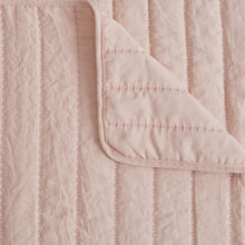 Load image into Gallery viewer, Solid Striped Quilt - Virginia Collection