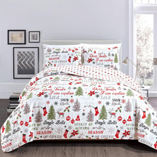Load image into Gallery viewer, Holiday Quilt Set - Carol Collection