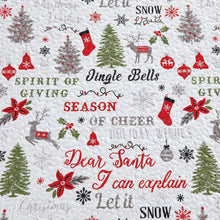Load image into Gallery viewer, Holiday Quilt Set - Carol Collection