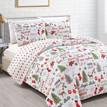 Load image into Gallery viewer, Holiday Quilt Set - Carol Collection