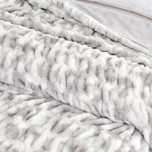 Load image into Gallery viewer, Ruched Faux Fur Throw Blanket - Alondra Collection