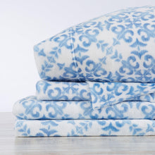 Load image into Gallery viewer, Printed Plush Sheet - Velvet Luxe Lattice Collection
