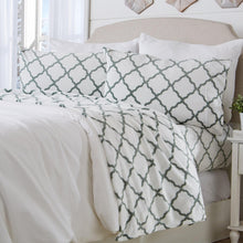 Load image into Gallery viewer, Printed Plush Sheet - Velvet Luxe Lattice Collection