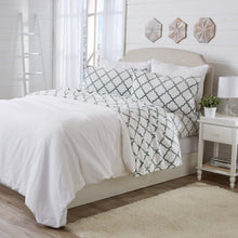 Load image into Gallery viewer, Printed Plush Sheet - Velvet Luxe Lattice Collection