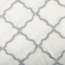 Load image into Gallery viewer, Printed Plush Sheet - Velvet Luxe Lattice Collection