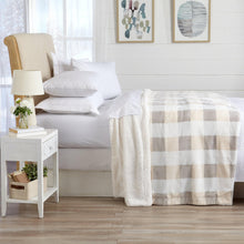 Load image into Gallery viewer, Velvet Plush Sherpa Luxury Bed Blanket - Kinsley Collection